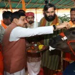 MP CM Mohan Yadav Offers Prayers at Barwani Gaushala