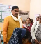 Did MP CM Offer Prayers at Tripur Sundari Temple in Khandwa and Inspect a Malnutrition Centre?