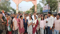 What Led Congress Leaders to Protest in Mandsaur Over Girl Students' Harassment?