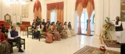 What Did Governor Patel Share with Trainee Officers at Raj Bhavan?