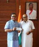 MP Ranjit Dutta Donates Salary to Assam CM Relief Fund