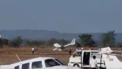 What Happened When a Trainee Aircraft Skidded Off Dhana Airstrip?