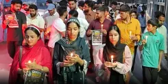 किश्तवाड़ नाबालिग आदिवासी छात्रा दुष्कर्म-हत्या: राजौरी में कैंडल मार्च, एक हफ्ते में न्याय की माँग