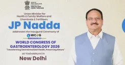 Nadda addresses World Congress of Gastroenterology 2026 in Delhi