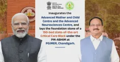 Nadda attends PM Modi's PGIMER Chandigarh health project launch