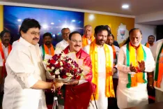 Nadda Chairs Telangana BJP Meet, Pushes Viksit Bharat 2047