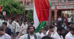Nadda flags off Vishal Tiranga Rally in Jaipur