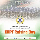 Nadda Greets CRPF on Raising Day, Hails Force's Courage