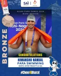 Nadda hails Himanshu Nandal's three bronzes at Asian Para Games 2026