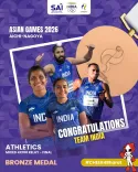 Nadda hails India's bronze in Mixed 4×100m Relay at Asian Games 2026