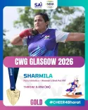 Nadda hails Sharmila's historic para athletics gold at CWG 2026