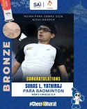 Nadda Hails Suhas Yathiraj's Bronze at Asian Para Games 2026
