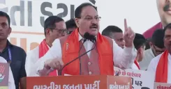 Nadda joins BJP's 'Save Democracy' padyatra in Ahmedabad