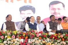 Nadda rallies BJP workers in Durg for voter-roll drive