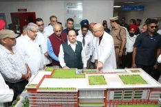 Nadda Reviews New AMCC and ANC Facilities at PGIMER Chandigarh