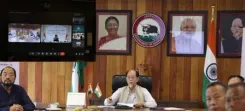नागालैंड में 16 खेल परियोजनाओं का उद्घाटन: सीएम रियो और मंत्री मांडविया ने वर्चुअली की शुरुआत