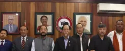 How is Nagaland’s ruling alliance PDA praising Modi's government for its unwavering support?