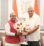 नई दिल्ली : विजेंद्र गुप्ता ने जगदीप धनखड़ से की मुलाकात, ई-विधान प्रणाली पर हुई चर्चा