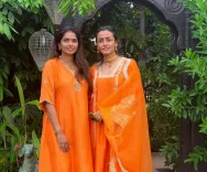 Namrata Shirodkar's 'lazy orange afternoon' ends with Ganpati visarjan
