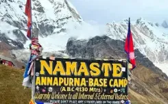 Nepal halts treks to Annapurna Base Camp as snowfall poses risk