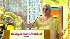 Nirmala Sitharaman Addresses 34th Deiva Sekkizhar Festival in Chennai