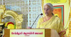 Nirmala Sitharaman Addresses Deiva Sekkizhar Festival in Chennai