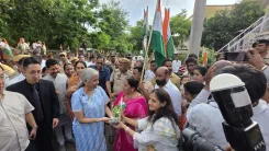Nirmala Sitharaman joins Har Ghar Tiranga drive in Jaipur