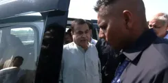 दिल्ली-देहरादून आर्थिक गलियारे के उद्घाटन से पहले नितिन गडकरी ने किया 'रेस्ट-होल्ड एरिया' का निरीक्षण