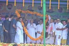 What Achievements Did Nitish Kumar Highlight During His Rally?