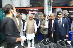 What Did Nitish Kumar Find During His Inspection of the Hajipur Industrial Area?