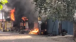नोएडा रायपुर अग्निकांड: साहिल शर्मा के पिता ने उठाए अग्नि सुरक्षा पर सवाल, कैफे संचालक-ठेकेदार की जांच शुरू