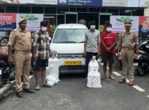 नोएडा पुलिस की बड़ी कार्रवाई, चार मामलों में गांजा और शराब तस्कर गिरफ्तार
