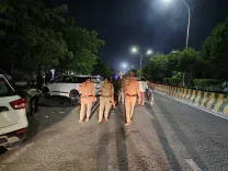 Noida Police on alert for Muharram 2025: flag march, 102 held in crackdown