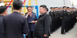 North Korea's Kim calls for bolstering naval power to counter enemy's provocations