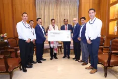 NRL hands CM Sarma ₹5 crore cheque for Assam Relief Fund