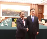 NSA Doval meets Chinese VP Han Zheng in Beijing, 25th border talks underway