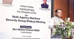 Odisha CM Majhi Pitches Security-First Maritime Vision