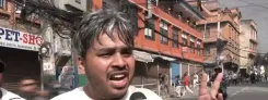 How have Nepal residents reacted to PM K.P. Sharma Oli's resignation amid protests?