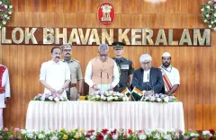 Om Prakash Mathur sworn in as Kerala's 29th Governor in Thiruvananthapuram