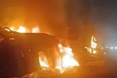 What Happened After a Fire Engulfed Coach in Andhra Pradesh?