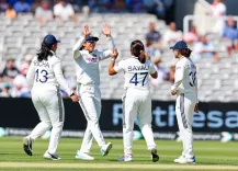 India vs England Women's Test: Satghare, Rana, Gaud take 2 each; hosts 130/6 at stumps