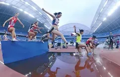 पहला चीनी राष्ट्रीय बाल युवा ट्रैक एंड फील्ड खेल समारोह उद्घाटित