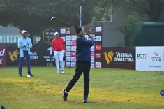 Who are the Top Contenders in the PGTI Tour Event in New Delhi?