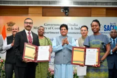 Piyush Goyal at India-SACU Preferential Trade Agreement ToR Signing
