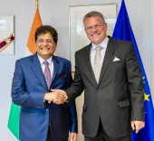 Piyush Goyal meets EU Trade Commissioner Sefcovic on India-EU FTA