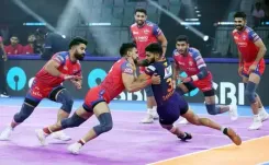PKL 12: Sumit Sangwan’s high five helps UP Yoddhas sign off with win over U Mumba