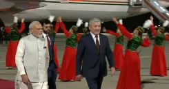 PM Modi arrives in Bishkek for 26th SCO Summit, bilateral talks lined up