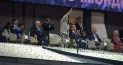 PM Modi at World Nomad Games Bishkek: cheers Indian contingent at SCO summit