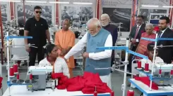 PM Modi inaugurates Varanasi garment facility, to attend Air Force Day 2026