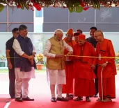PM Modi inaugurates Viveka Smaraka in Mysore
